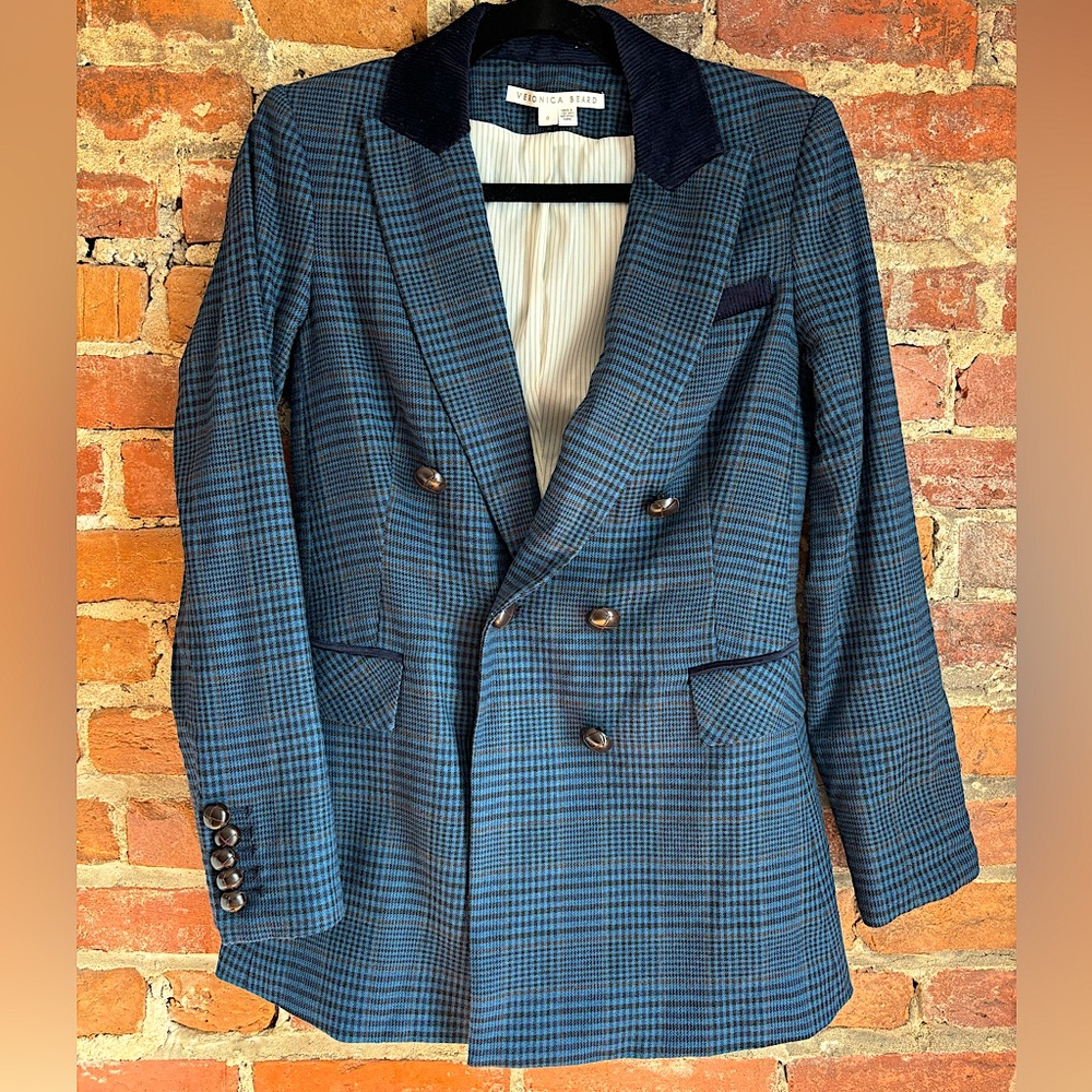 Veronica Beard Dickey Jacket with Corduroy Collar
